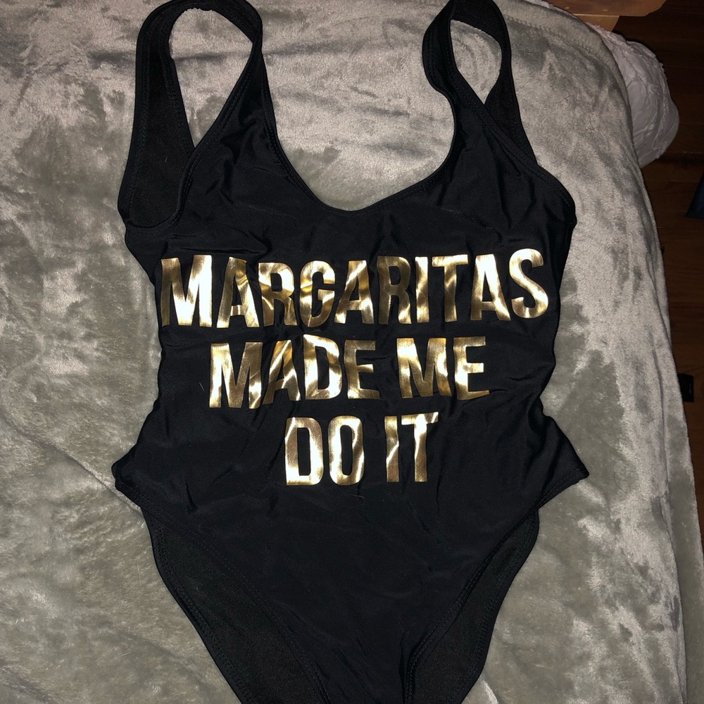 “Margaritas Made Me Do It” MISSGUIDED one piece